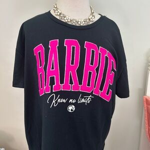Barbie XL Black Tee with necklace bundle